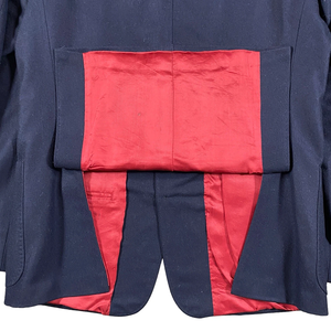 Blazer d'affaires bleu marine sur mesure pour homme, veste de costume formelle en tissu italien, manteau de bureau de luxe sur mesure avec personnalisation OEM - Product Image 5