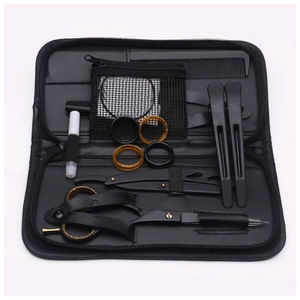 Best Quality harp Barber <b>Thinning</b> Shears Kit with <b>Mirror</b> Polish Stainless Steel Scissors Set Steel Handle Comb Lightweight - Product Image 1