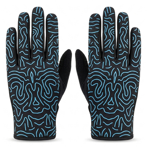 Gants de cyclisme respirants pour hommes et femmes, absorbant les chocs, compatibles avec les écrans tactiles, antidérapants, résistants à l'usure, gants de vélo de montagne à doigts entiers - Product Image 4