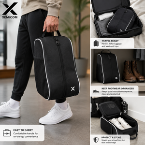 Bolsa Deportiva Impermeable Unisex X, de Nailon, con Asa Suave, Cierre de Cremallera, Bolsillo Lateral de Malla, Múltiples Colores Disponibles, OEM ODM - Product Image 4