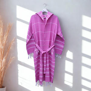Bata de Baño de Algodón Turco Puro, Ligera y Transpirable para Hombre y Mujer, para Playa, Fiesta, Hammam, Lujo Turco - Product Image 6