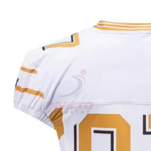Maillot de football américain personnalisé avec design de couleur, tissu respirant, prix de gros - Product Image 5