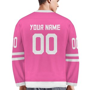 Latest Design 5xl Plus Size Custom Embroidery Hockey Hoodie Sublimation Training Ice Hockey Uniform Jersey Hockey Jerseys Custom - Product Image 3