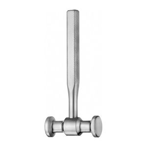 Martillo dental manual de 184 mm de longitud, 458 g, cuerpo de 30 mm, cabeza de goma, martillo quirúrgico para implantes óseos, instrumento médico CE de Grip Surgical - Product Image 1