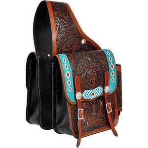 Bolsos de sillín ecuestre de cuero de calidad superior hechos a mano indios más vendidos, equipo de equitación, brida de caballo elegante - Product Image 3
