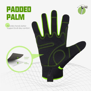 Gants de sécurité mécaniques tendance fabriqués au Pakistan, gants de protection pour le travail quotidien et les chantiers de construction, respirants - Product Image 2