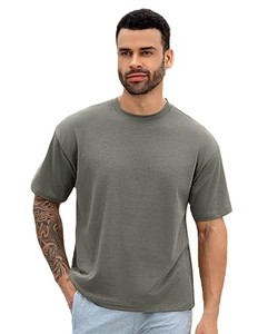 เสื้อยืดคอกลมโอเวอร์ไซส์ผู้ชาย ดีไซน์ใหม่ คุณภาพสูง แห้งเร็ว - Product Image 2