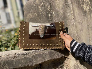 Sacs à main en fourrure métallique de vente chaude sac à provisions sacs décontractés cheveux sur sac à main en cuir de fourrure - Product Image 4