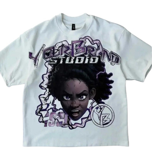 เสื้อยืดพิมพ์ลายพัฟฟ์สไตล์ล่าสุดสำหรับผู้ชาย สำหรับใส่สตรีทแวร์ โรงงานและผู้จัดจำหน่ายที่ดีที่สุด เสื้อยืดพิมพ์ลายพัฟฟ์ผู้ชาย เสื้อยืดผู้ชาย - Product Image 3