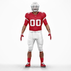 Uniforme de Fútbol Americano de Primera Calidad, Jersey y Pantalones Personalizados para Equipo, Material Protector de Poliéster, Fabricante, Suministro al por Mayor - Product Image 1
