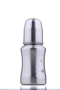 Compact stainless steel feeding <b>bottle</b> durable design modern kitchen tool sleek container liquids versatile everyday households - Product Image 5