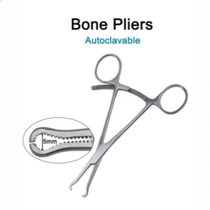 Pinzas Quirúrgicas Veterinarias para Huesos, de Acero Inoxidable, con Mordazas de Reducción - Product Image 5