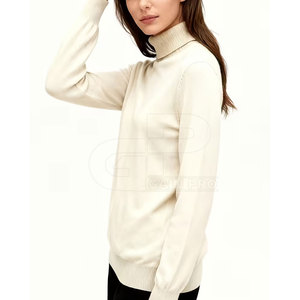 Sudadera de cuello alto para mujer, de algodón y forro polar, manga larga, informal, para gimnasio, fitness, ropa deportiva, personalizable - Product Image 6
