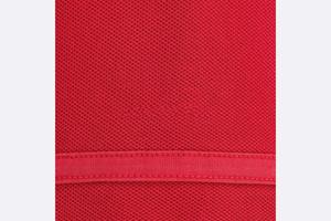 Polo en piqué rouge à manches courtes pour homme, coupe classique, couleur unie, haut décontracté en coton, USA - Product Image 6