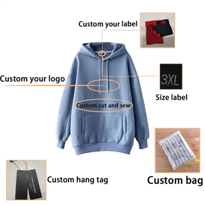 Sudadera con Capucha de Alta Calidad para Hombre, Corte Regular, 100% Algodón, Gruesa, Ecológica, Estilo Urbano Otoñal, con Logotipo Personalizado 2026 - Product Image 2