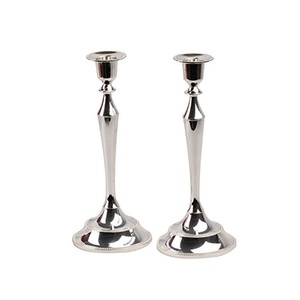 Juego de Portavelas de Metal de Lujo, Decoración Moderna para el Hogar, Centro de Mesa Navideño, Candelabro Alto Plateado, Decoración para Mesa de Comedor - Product Image 6