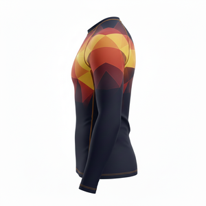 Camiseta de compresión duradera sublimada al por mayor para hombres, mujeres y niños, para entrenamiento de MMA, BJJ, Jiu Jitsu No-Gi, traje de baño personalizado - Product Image 3