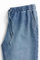 Produsen Celana Baggy Denim 100% Katun 14 Oz untuk Pria, OEM Streetwear, Jeans Kaki Lebar Ukuran Besar
