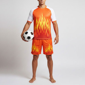 Conjunto de Camiseta y Pantalones Cortos de Fútbol Personalizados Profesionales a Precio de Fábrica con Logotipo y Número Personalizados - Product Image 1