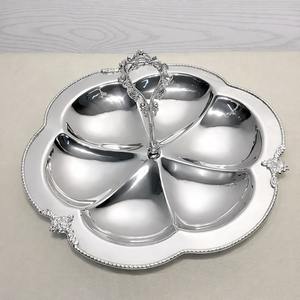 Support de chocolat en acier inoxydable de conception tendance avec poignée Vaisselle de qualité supérieure Support de chocolat de service décoratif - Product Image 2