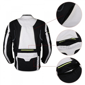 Chaqueta y Pantalones Textiles para Motocicleta para Todas las Estaciones, Impermeables y Resistentes al Viento, con Protección CE, para Hombre y Mujer - Product Image 3