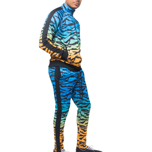 Conjunto Deportivo Personalizado de Invierno, Estilo Urbano, Lavado Ácido, con Bordado Desgastado, Sudadera con Capucha y Pantalones Deportivos para Hombre - Product Image 5