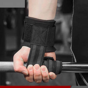 Correas de levantamiento de pesas con protector de muñeca, agarre de doble cara, correas de gimnasio ajustables para peso muerto, costuras de alta resistencia - Product Image 6