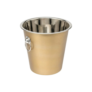 Luxury Handmade Brass <b>Ice</b> Bucket Chilled Beer & Wine <b>Cooler</b> Tub With Handles Vintage Copper Finish Metal <b>Ice</b> Buckets For Parties - Product Image 2