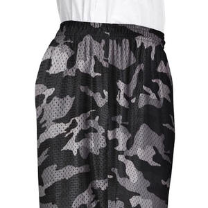 Shorts en mesh personnalisables avec logo – Décontractés, sportifs, pour le basketball, unisexes, respirants, pour la gym, la course à pied, pour hommes - Product Image 3