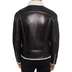 Econex Sports Men's <b>Slim</b> <b>Fit</b> Vintage Thin PU Leather Autumn Eco-Friendly Windproof Moto <b>Jacket</b> Cotton Filled Rivet Turn-down - Product Image 5