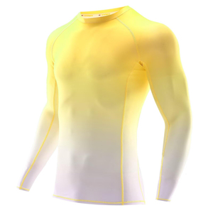Camisetas de Compresión de Manga Larga Personalizables para Hombre, para Gimnasio y Trabajo, Transpirables, de Spandex/Poliéster - Product Image 6