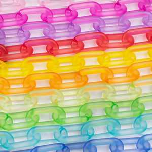 Custom Artistic Epoxy Resin Chain Links Multi-Purpose Wall Hanging Decor - Product Image 1