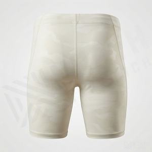 เสื้อกีฬาผู้ชาย ระบายอากาศได้ดี แขนครึ่งตัว แห้งเร็ว กระชับรูปร่าง เหมาะสำหรับเล่นกีฬา เพาะกาย ผลิตจากโพลีเอสเตอร์ เสื้อยืดออกกำลังกาย - Product Image 2