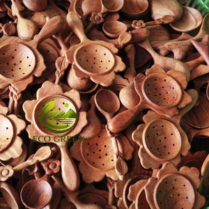 Cuillères en bois à marque privée, faites à la main, en bois naturel, ustensiles de cuisine, emballage personnalisé, fourniture OEM pour les détaillants et les marques mondiales - Product Image 6
