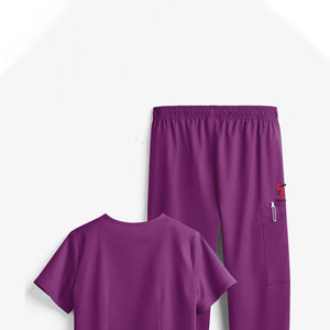 Vêtements médicaux anti-rides Solid Trader, douceur supérieure, pour techniciens de laboratoire et personnel infirmier, uniforme d'hôpital élégant - Product Image 6