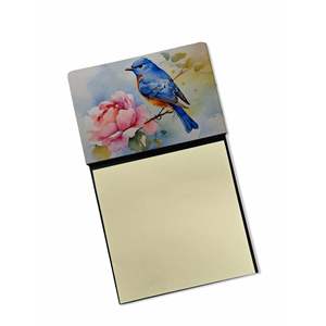 Bluebird Self-Sticky <b>Note</b> Pads Dispenser NEW Refillable Memo <b>Card</b> <b>Holder</b> & <b>Note</b> <b>Holder</b> Blank Desk Accessories - Product Image 1