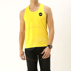 Camiseta sin Mangas para Hombre, Tejida, Transpirable, de Alta Calidad, 100% Algodón, para Entrenamiento, Secado Rápido, Superventas - Product Image 4