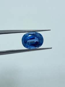 Piedra Preciosa de Cianita Natural, Corte Ovalado Azul Oscuro, de la Mejor Calidad para Joyería - Product Image 4