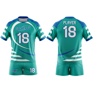 Rugby Team Sports Uniform Custom Athletic Rugby Jersey And Shorts Set OEM ODM Wholesale Apparel Manufacturing Company Customized - Product Image 4