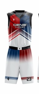 Uniforme de Baloncesto sin Mangas para Hombre, Profesional, Cómodo, Transpirable, de Alta Calidad, Diseño Personalizado, 100% Poliéster - Product Image 5