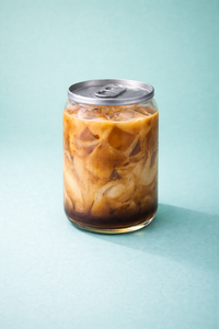 Pot en PET de 330 ml, épaisseur 0,3 mm, avec couvercle en aluminium, impression sérigraphique dorée, pour café/thé/jus/soda, logo personnalisable - Product Image 6