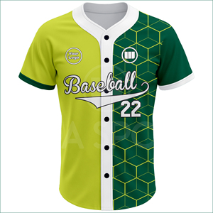 ชุดเบสบอลสั่งทำพิเศษลดราคาพิเศษ รับสั่งจำนวนมากและจำนวนน้อย ขั้นต่ำในการสั่งซื้อน้อย แห้งเร็ว ระบายอากาศได้ดี ชุดทีม รับผลิตแบบ OEM - Product Image 2