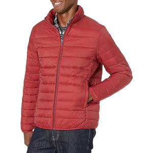 Good Price - Essentials Men's Lightweight Water - Resistant <b>Packable</b> Puffer <b>Jacket</b> - Product Image 4