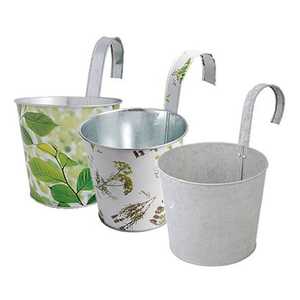 Minimalist Stainless Steel Flower <b>Pot</b> With Wooden Base Indoor Plant Planter Desktop Use Circular Design - Product Image 3