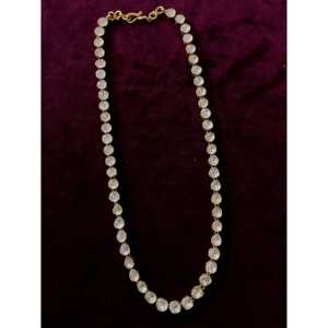 Collier Moissanite en argent 92.5 Produit de bijoux élégant et luxueux - Product Image 1