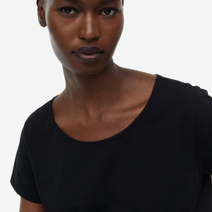 เสื้อยืดคอกลมแขนสั้นสีน้ำเงินไซส์พลัส พร้อมสกรีนลายตามสั่ง - Product Image 3