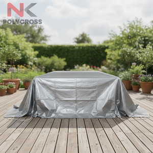 Bâche de protection multi-couches en maille renforcée Patpolyn Premium pour voiture, camion, SUV, remorque, résistante aux UV, imperméable, anti-moisissure, certifiée CE - Product Image 4