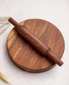 Planche à rouler et rouleau à pâtisserie en bois durable pour la préparation de pâtes, pâtisseries, biscuits et pizzas à la maison - Product Image 1
