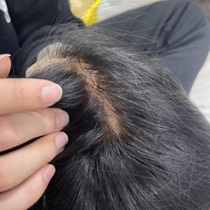 วิกผมดิบจากเวียดนามไม่มีกาวผมแท้สีดำตรงจากธรรมชาติมาใหม่สำหรับสวิสเอชดีวิกผมลูกไม้ด้านหน้า - Product Image 5