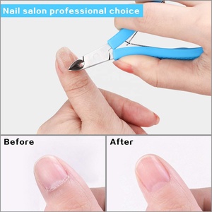 Nouvelles coupe-ongles en acier inoxydable, grande taille, à pointe biseautée unique, ouverture large, professionnelles, durables, spéciales pour les rainures des ongles - Product Image 6